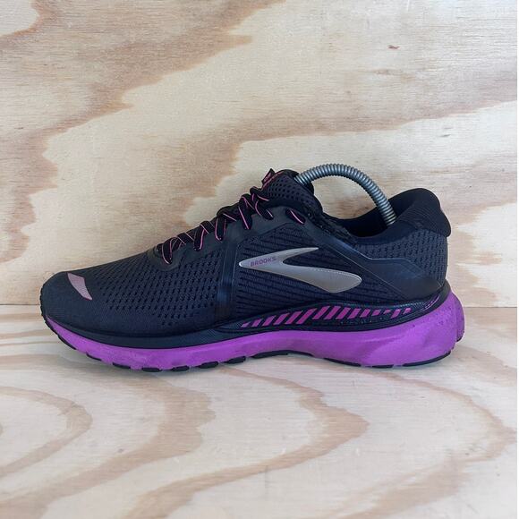 Brooks - Adrenaline GTS 20 -Running -Black/Purple -Women's -11(B) -1202961B062 - Picture 4 of 9